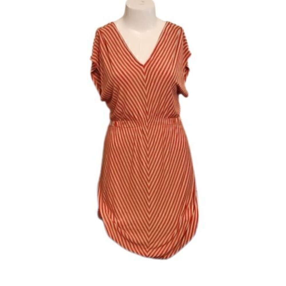 [Mossimo] Striped V-neck Hi Low Maxi Dress - Size XXL